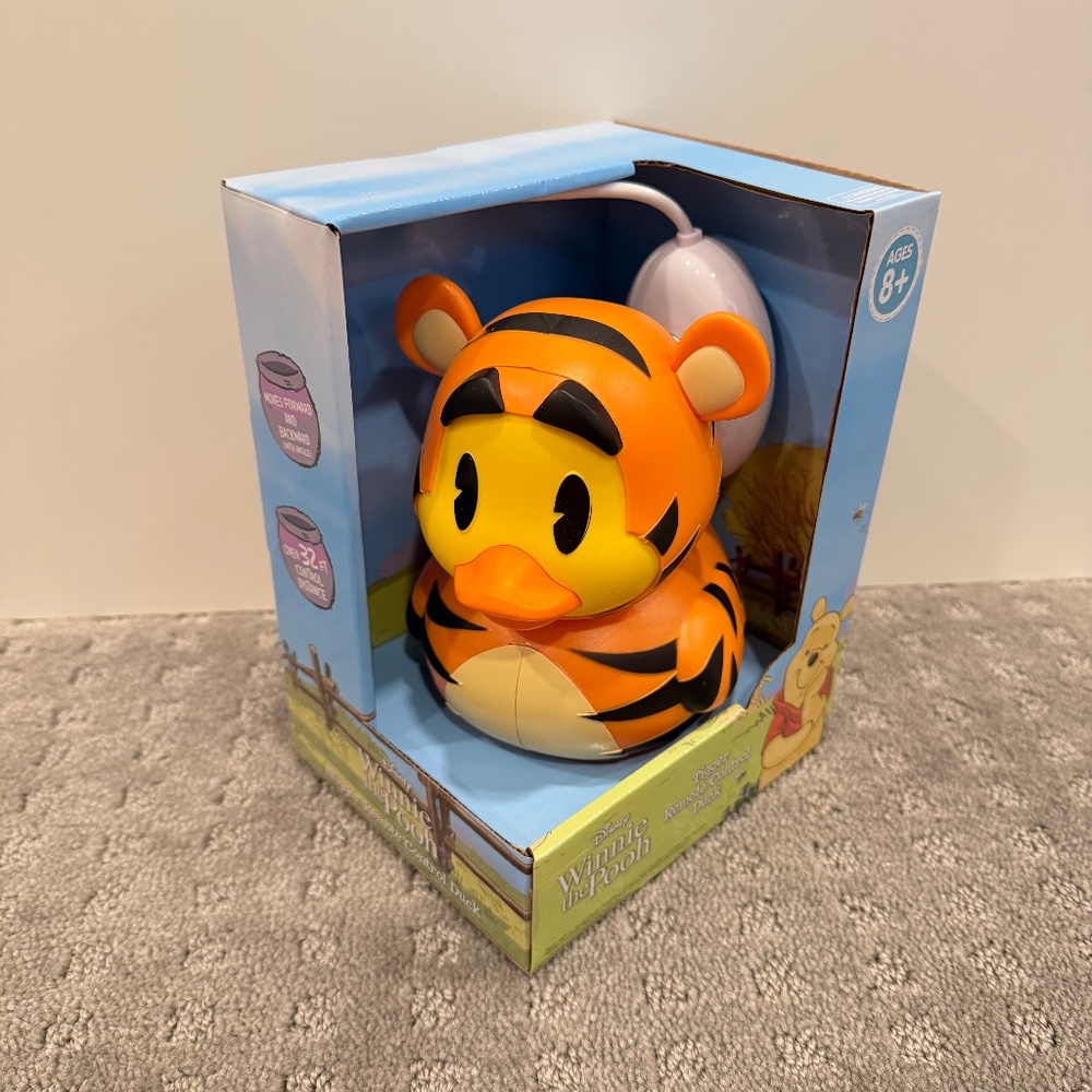 Disney Remote Control Rubber Duck Tigger - Winnie the Pooh | NIB